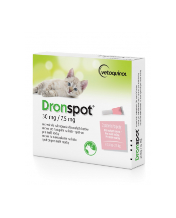 Vetoquinol DRONSPOT dla małych kotów (0 5-2 5kg)