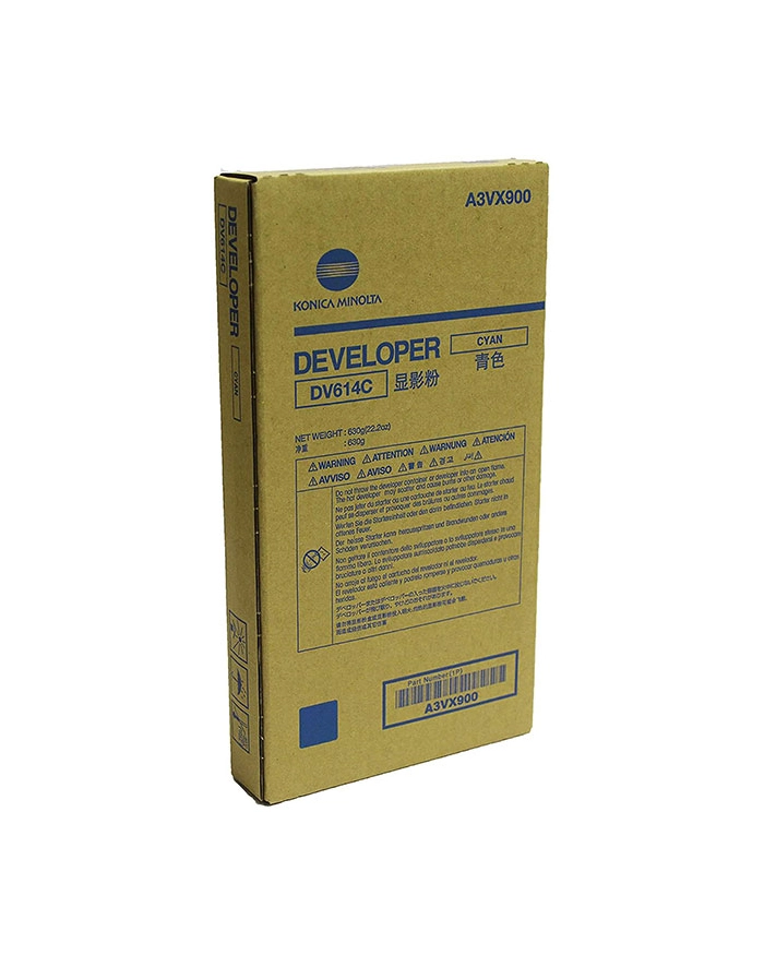 KONICA MINOLTA DEVELOPER MINOLTA DV-614 C A3VX900 C ORYGINAŁ główny