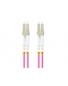 lanberg Patchcord światłowodowy MM LC/UPC-LC/UPC DUPLEX 3.0MM OM4 50/125 LSZH 15m fioletowy - nr 2