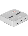 DeLOCK USB 3.0 docking and cloning station M.2 NVMe/M.2 SATA/SD, docking station (M.2 SSD, SD card) - nr 6