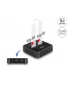 DeLOCK USB 3.0 docking and cloning station 2 x M.2 NVMe, docking station (Kolor: CZARNY, M.2 SSD) - nr 18