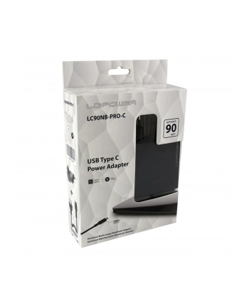 LC Power LC-NB-PRO-90-C adapter - USB-C 90 Watt