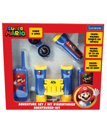 Lexibook Super Mario Walkie Talkie Kompas Lornetka Latarka