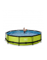 exit toys EXIT BASEN Z POMPĄ (12V) O360X76 CM – LIME - nr 4