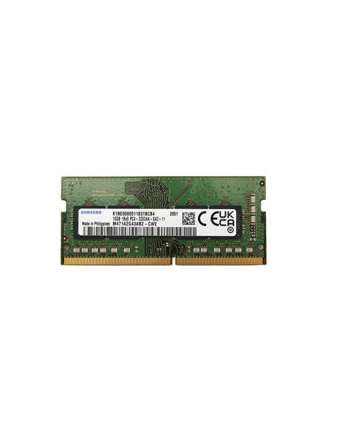 samsung semiconductor Samsung SO-DIMM 16GB DDR4 1Rx8 3200MHz PC4-25600 M471A2G43AB2-CWE główny