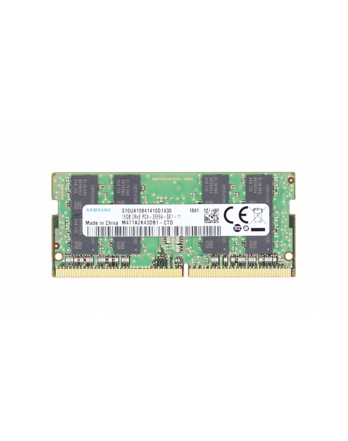 samsung semiconductor Samsung SO-DIMM 16GB DDR4 2Rx8 2666MHz PC4-21300 M471A2K43DB1-CTD główny