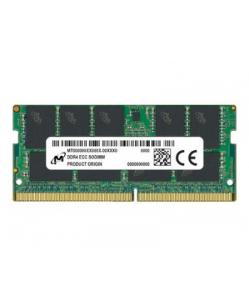 Micron SO-DIMM ECC DDR4 32GB 2Rx8 3200MHz PC4-25600 MTA18ASF4G72HZ-3G2R