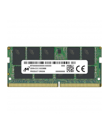 Micron SO-DIMM ECC DDR4 32GB 2Rx8 3200MHz PC4-25600 MTA18ASF4G72HZ-3G2R