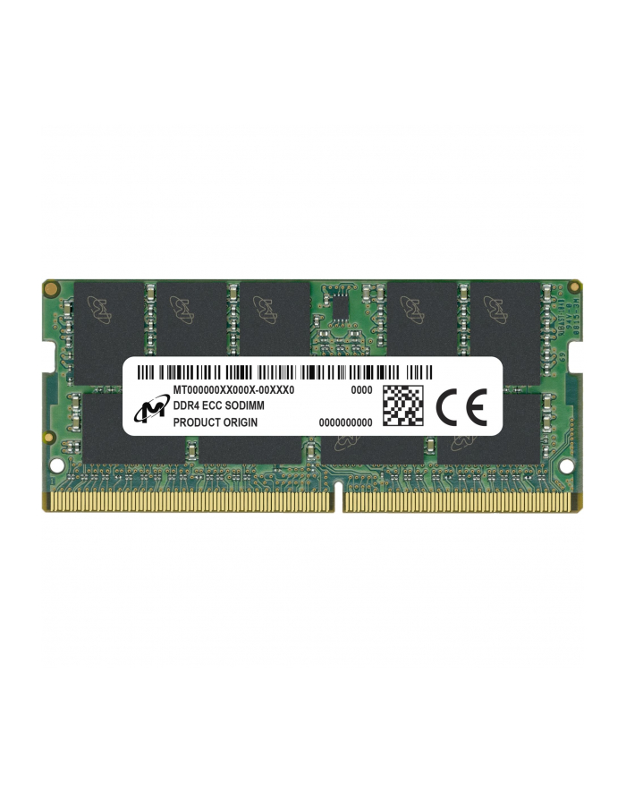 Micron SO-DIMM ECC DDR4 32GB 2Rx8 3200MHz PC4-25600 MTA18ASF4G72HZ-3G2R główny