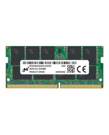 Micron SO-DIMM ECC DDR4 16GB 1Rx8 3200MHz PC4-25600 MTA9ASF2G72HZ-3G2R