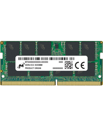 Micron SO-DIMM ECC DDR4 16GB 1Rx8 3200MHz PC4-25600 MTA9ASF2G72HZ-3G2R