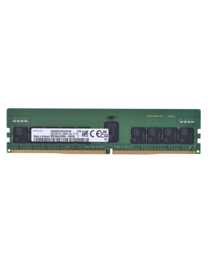 samsung semiconductor Samsung RDIMM 32GB DDR4 2Rx8 3200MHz PC4-25600 ECC REGISTERED M393A4G43BB4-CWE główny