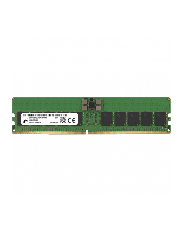 Micron RDIMM DDR5 16GB 1Rx4 4800MHz PC5-38400 ECC REGISTERED MTC20F1045S1RC48BA2R główny