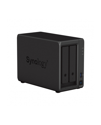 synology Serwer NAS DS723+ 2x0HDD 2GB DDR4 AMD R1600 3,1Ghz 2x1GbE RJ45 3Y