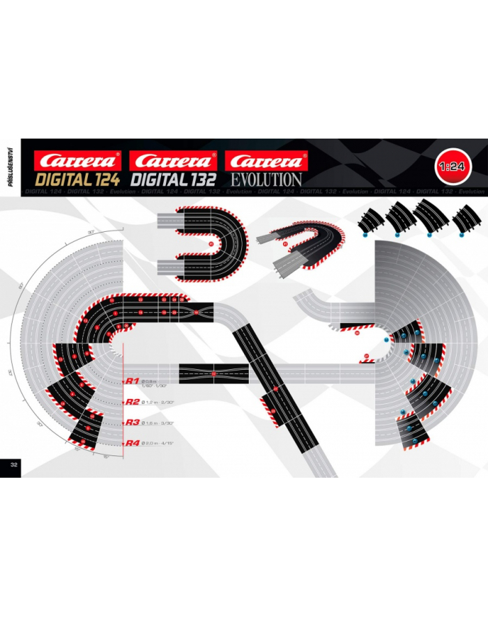 carrera Zewnętrzne pobocze toru Pit Stop Lane 5 główny