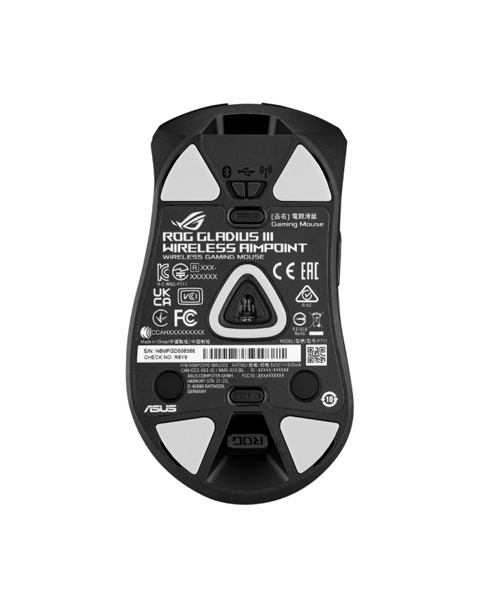 Asus ROG Gladius III Czarny (90MP02Y0BMUA00) główny