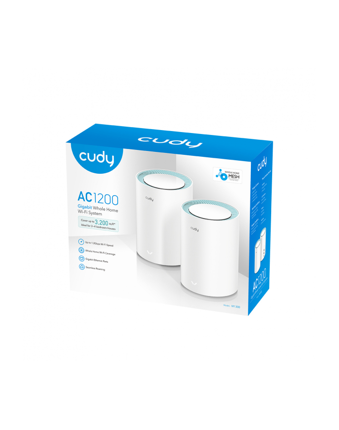 Cudy M1300 (2-pak) AC1200 Mesh 2xGigabit główny