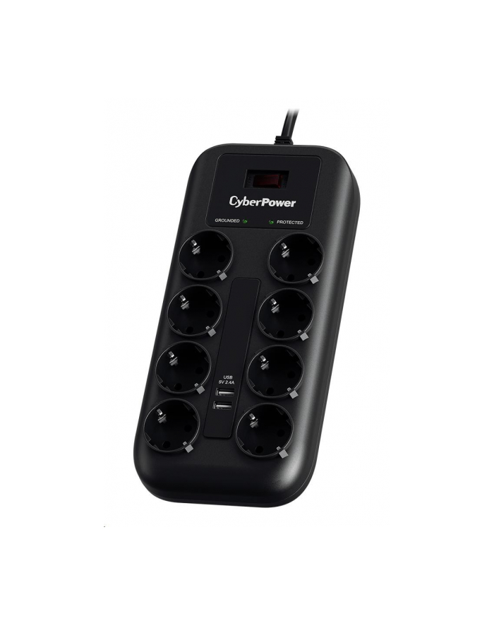 CYBERPOWER CYBERPOWER CYBERPOWER CYBERPOWER PROF. 8XSCHUKO/2XUSB OCHR. P. PRZECIAZ. P0820SUF0-DE - TANIE RATY SANTANDER! CZARNY (P0820SUF0DE) CZARNY ( główny