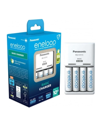 PANASONIC ENELOOP ŁADOWARKA BASIC BQCC51 + AA 4SZT. (214409) nr 2