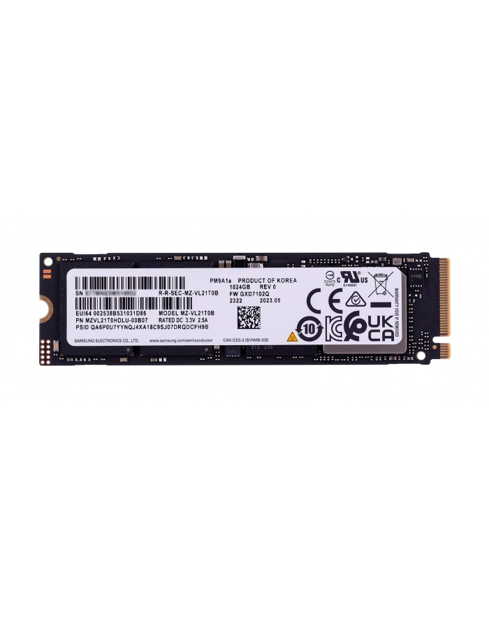 Dysk SSD Samsung PM9A1a 1TB Nvme M.2 2280 MZVL21T0HDLU-00B07 główny
