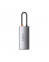 BASEUS  HUB 4W1 METAL GLEAM SERIES, USB-C DO USB 3.0 + USB 2.0 + HDMI + USB-C PD (6953156204621)  (6953156204621) - nr 13