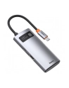 BASEUS  HUB 4W1 METAL GLEAM SERIES, USB-C DO USB 3.0 + USB 2.0 + HDMI + USB-C PD (6953156204621)  (6953156204621) - nr 21