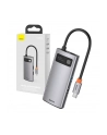 BASEUS  HUB 4W1 METAL GLEAM SERIES, USB-C DO USB 3.0 + USB 2.0 + HDMI + USB-C PD (6953156204621)  (6953156204621) - nr 2