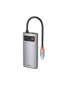 BASEUS  HUB 4W1 METAL GLEAM SERIES, USB-C DO USB 3.0 + USB 2.0 + HDMI + USB-C PD (6953156204621)  (6953156204621) - nr 6