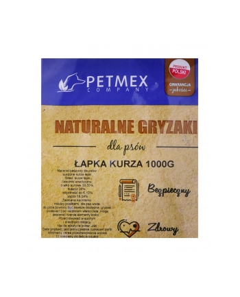 PETMEX Gryzak dla psów Łapa kurza 1kg nr 2