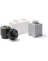 LEGO Zestaw Pojemników 3W1 Szare 40140009 - nr 1