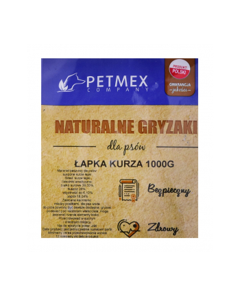 PETMEX Gryzak dla psów Łapa kurza 1kg