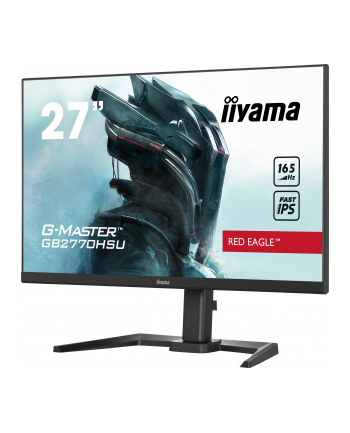 IIYAMA Gaming GB2770HSU-B5 27'' ETE Fast IPS FHD 165Hz 1100:1 250cd/m2 0.8ms HDMI DP USB-HUB Speakers 15cm Height Adj Black