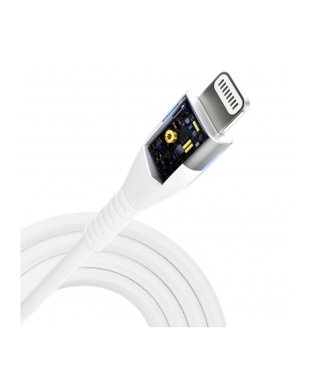 3Mk Kabel USB-C - Lightning Hyper Silicone Cable 1 m Biały nr 2