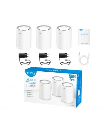 cudy System WiFi Mesh M3000 (3-Pack) AX3000