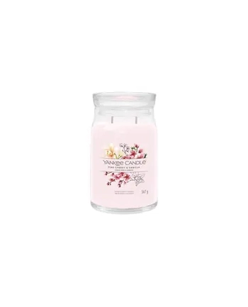 Yankee Candle Signature Pink Cherry & Vanilla Świeca Duża 567g nr 1
