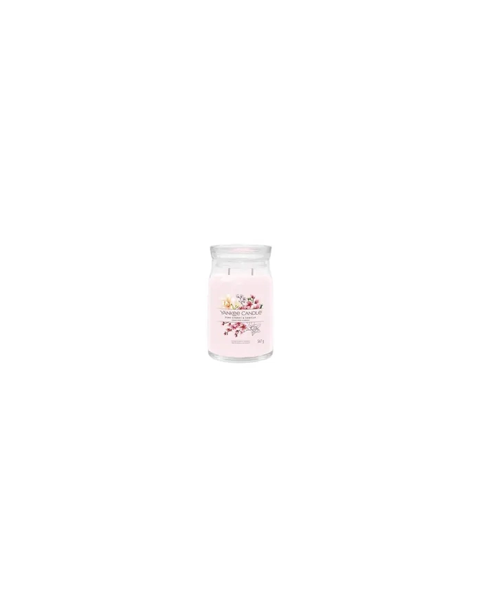 Yankee Candle Signature Pink Cherry & Vanilla Świeca Duża 567g główny