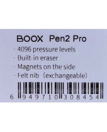 Onyx Boox Pen 2 Pro rysik z gumką Czarny