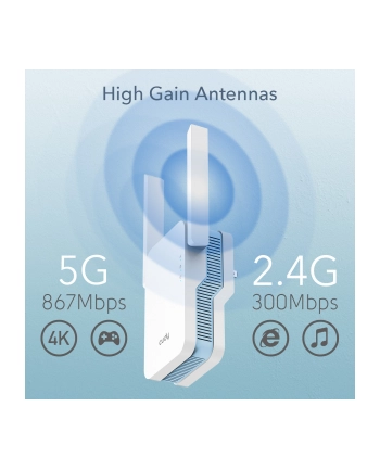 cudy Wzmacniacz sygnału WiFi RE1200 Mesh AC1200 nr 2