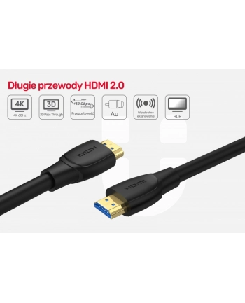 unitek Kabel HDMI High Speed 2.0, 4K  7m C11068BK nr 1