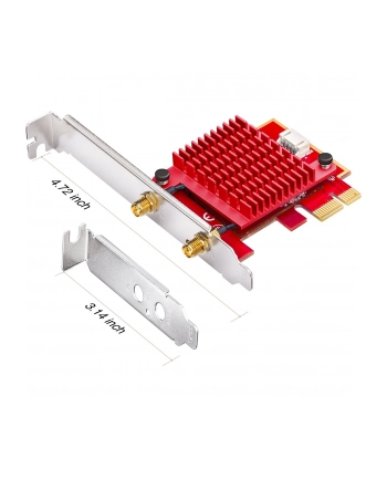 cudy Karta sieciowa WE3000S WiFi AX5400 PCI-E nr 2
