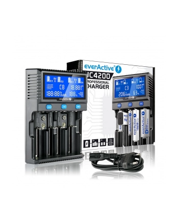 everactive Ładowarka akumulatorowa UC-4200 do akumulatorków Li-ion oraz NI-MH nr 2