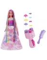 Lalka Barbie Księżniczka Zakręcone pasemka HNJ06 MATTEL - nr 1