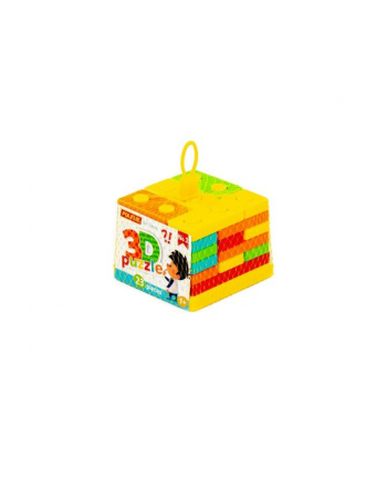 Polesie 93646 Zabawka edukacyjna '';3D puzzle''; Nr1 (23 elementów) (w siatce)