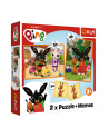 Puzzle 2w1 + memos Bing z przyjaciółmi 93332 Trefl - nr 2