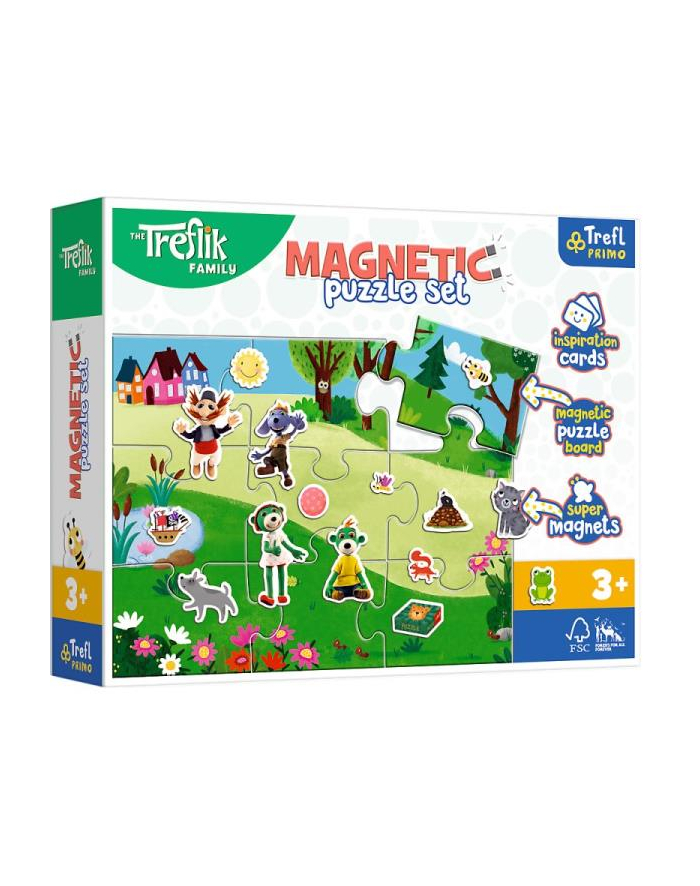 Puzzle magnetyczne Treflikowy dzień 93166 Trefl główny