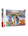 Puzzle 2000el Weekend w Paryżu 27125 Trefl - nr 1