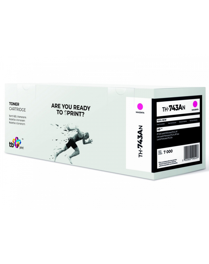 tb print Toner do HP CLJ CP5225 TH-743AN purpurowy 100% nowy główny