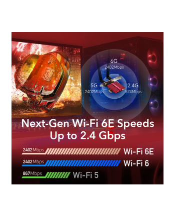 cudy Karta sieciowa WE3000S WiFi AX5400 PCI-E