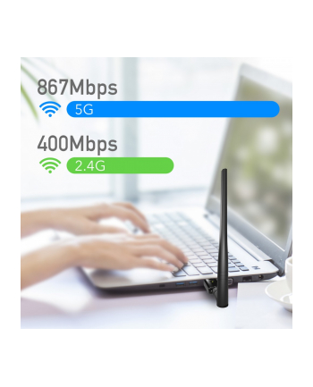 cudy Karta sieciowa WU1400 USB 3.0 AC1300