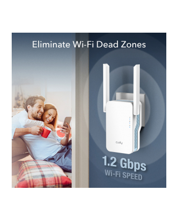 cudy Wzmacniacz sygnału WiFi RE1200 Mesh AC1200